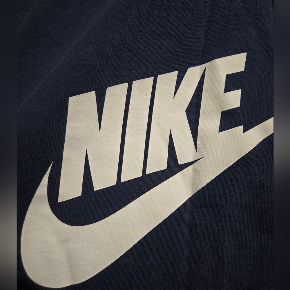Nike Men's Blue Shorts With Big Logo